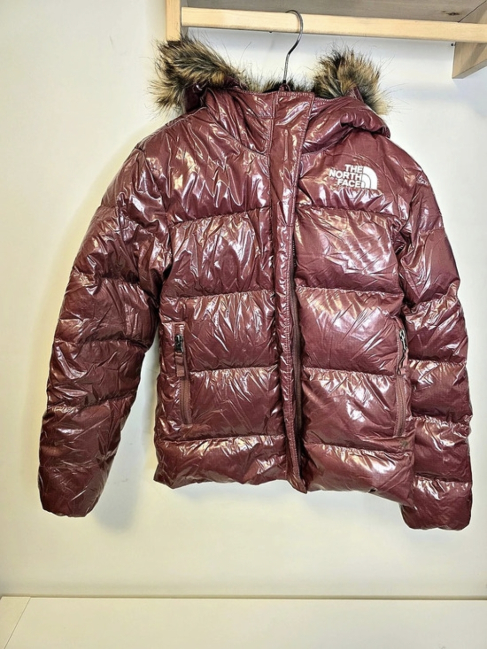 The North Face Girls 7/8 Pink Puffer Jacket